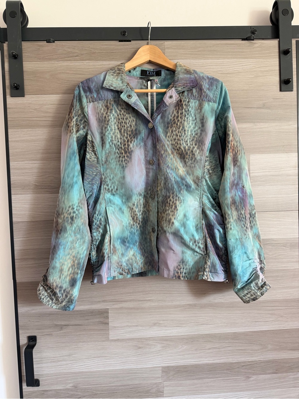 FDJ French Dressing JeansAbstract Print Button-Up Jacket Size M